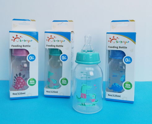 بطری تغذیه کودک پلاستیکی FDA BPA Free 4oz 125ml PP