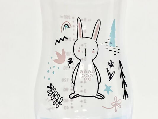 شیشه شیر نوزاد پلاستیکی بدون BPA با ظرفیت 260 میلی لیتر و طراحی ضد نشت