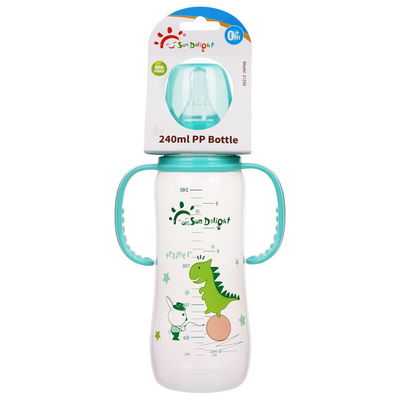 PP Double Handle 8oz 240ml Baby Baby Baby Bottle