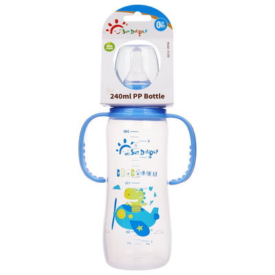 PP Double Handle 8oz 240ml Baby Baby Baby Bottle