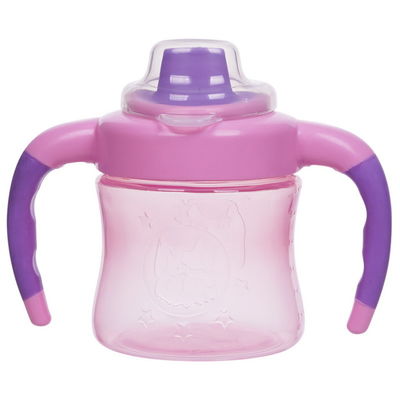 دستگیره دوتایی غیر ریخته 6 ماهه 6 اونس دختران Sippy Cup