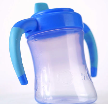 190ml Blue Drop Proof 6 ماه 7 اونس کودکان Sippy Cup