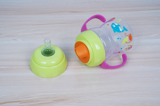Non Spill 2 In 1 BPA Free 6 Month 6 Ounce Baby Sippy Cup
