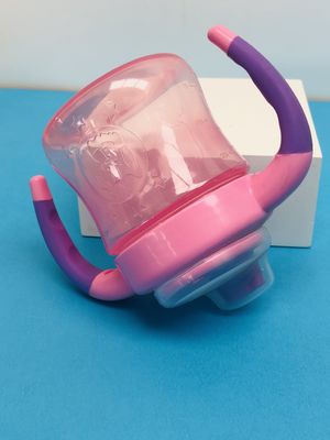 دستگیره دوتایی غیر ریخته 6 ماهه 6 اونس دختران Sippy Cup