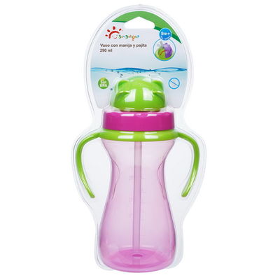 نرم قابل انعطاف BPA Free 9oz 290ml Baby Sippy Cup