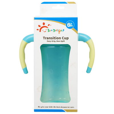 FDA 9 Ounces Baby Sippy Cup با انعطاف پذیر
