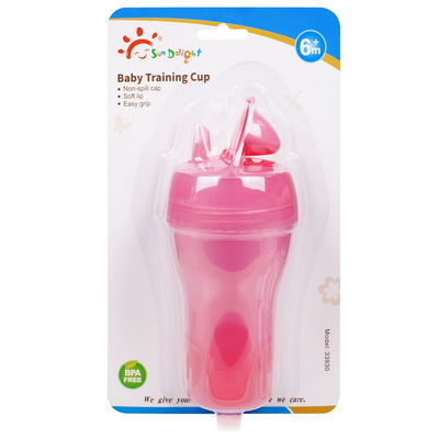6oz 180ml Non-Spill BPA رایگان 6 ماهه جام Sippy