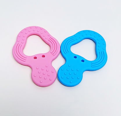 آرم سفارشی Teether کودک سیلیکونی 3 ماهه مقاومت در برابر اشک