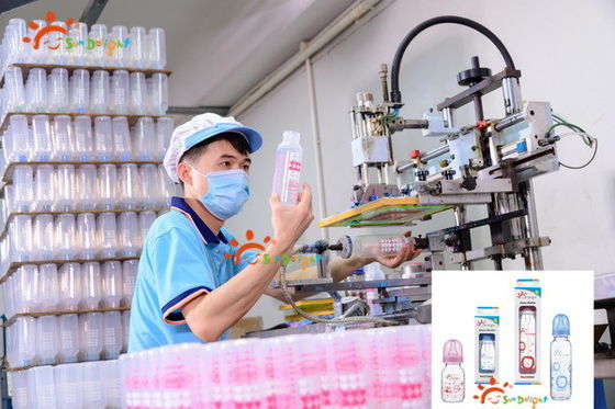 بطری های تغذیه کودک شیشه ای شیشه ای گردن 9oz 250ml مقاوم در برابر حرارت