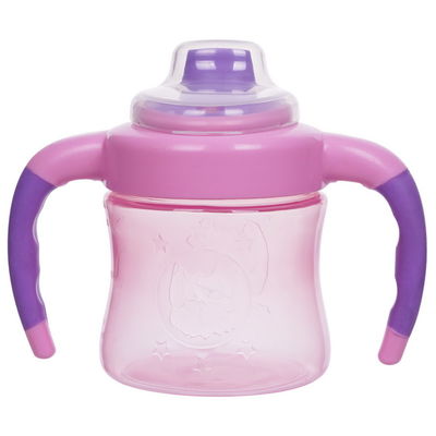 دستگیره دوتایی غیر ریخته 6 ماهه 6 اونس دختران Sippy Cup