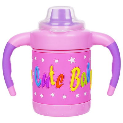 Non Spill BPA Free Multicolo 6 Month 6 Ounce Baby Sippy Cup