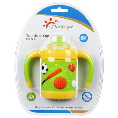 6 ماهه 6 اونس کودکان Soft BPA رایگان انعطاف پذیر کودک Sippy Cup